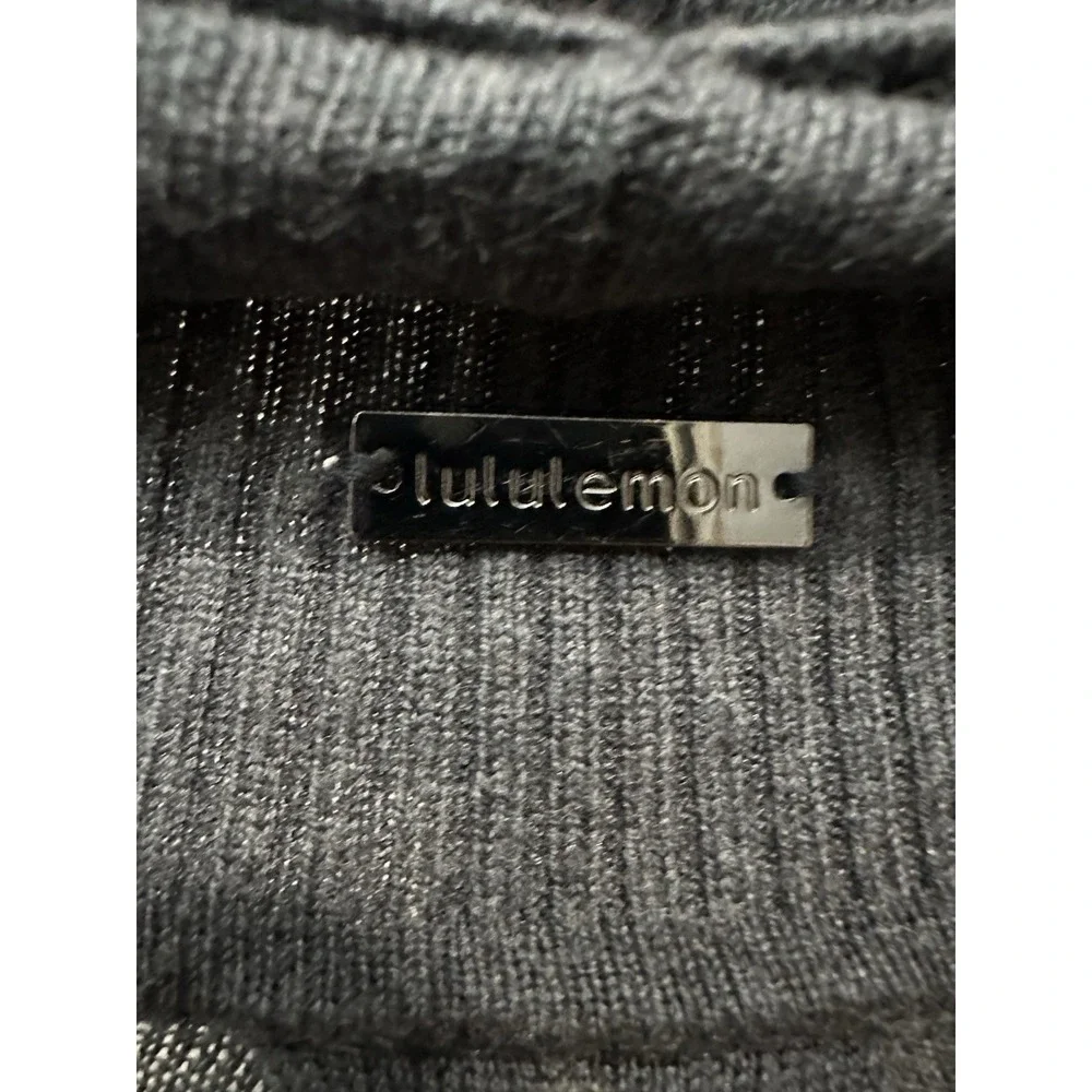 Lululemon Women's 6 Cashmere Blend‎ Universal Wrap Open Cardigan Charcoal #L3-4